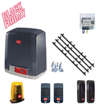 Kit automatizare poarta culisanta max.400kg, BFT Deimos ULTRA BT KIT A400 + 4 cremaliere teflonate + Releu Wi-Fi