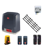Kit automatizare poarta culisanta max.400kg, BFT Deimos ULTRA BT KIT A400 + 4 cremaliere teflonate + Releu Wi-Fi