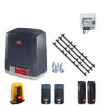 Kit automatizare poarta culisanta max.400kg, BFT Deimos ULTRA BT KIT A400 + 4 cremaliere teflonate + Releu Wi-Fi