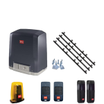 Kit automatizare poarta culisanta max.600kg BFT Deimos AC KIT A600 + 4 cremaliere teflonate