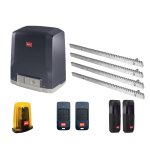 Kit automatizare poarta culisanta max.400kg, BFT Deimos BT KIT A400 +4 cremaliere zincate