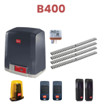 Kit automatizare poarta culisanta max.400kg, BFT Deimos ULTRA BT KIT B400 + 4 cremaliere zincate + Releu Wi-Fi