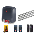 Kit automatizare poarta culisanta max.400kg, BFT Deimos ULTRA BT KIT A400 + 4 cremaliere zincate