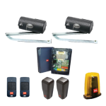 Kit automatizare porti batante max.2x2.5m, brat articulat, 24V, BFT IGEA BT