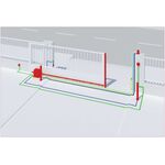 Kit automatizare poarta culisanta max.1000kg, BFT ARES ULTRA BT A1000 cu 4 cremaliere