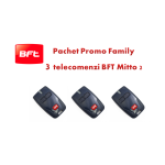 Pachet Promo Family 3 telecomenzi MITTO2 pentru automatizarile BFT