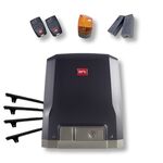 Kit automatizare poarta culisanta max. 400kg, BFT Deimos BT KIT A400 MG + 4m cremaliere teflonate