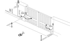 Kit automatizare porti batante max.2x2m, BFT Virgo Smart BT MG A20