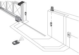 Kit automatizare poarta culisanta max.800kg, 230V BFT Deimos AC KIT A800 + 4 cremaliere zincate