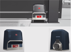 Kit automatizare poarta culisanta max.1000kg, BFT ARES ULTRA BT B1000 cu 4 cremaliere