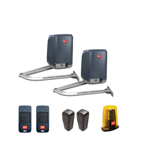 Kit automatizare porti batante max. 2x2m, BFT Virgo BT B20 (2motoare, centrala, lampa, fotocelule, 2telecomenzi)