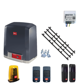 Kit automatizare poarta culisanta max.400kg, BFT Deimos ULTRA BT KIT A400 + 4 cremaliere teflonate + Releu Wi-Fi
