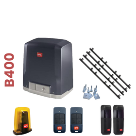 Kit automatizare poarta culisanta max.400kg, BFT Deimos BT KIT B400 + 4 cremaliere teflonate
