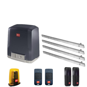 Kit automatizare poarta culisanta max.800kg, 230V BFT Deimos AC KIT A800 + 4 cremaliere zincate