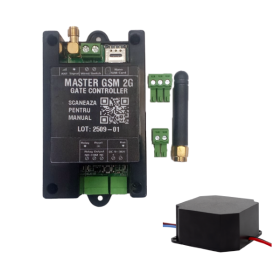 Pachet releu si alimentare GSM pentru automatizari, MASTER GSM 2G