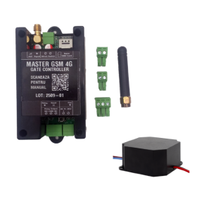 Pachet releu si alimentare GSM pentru automatizari, MASTER GSM 4G