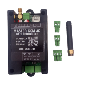 Modul GSM 4G cu SIM si sursa de alimentare inclusa – Control acces telefonic pentru porti si bariere prin SMS/Apel