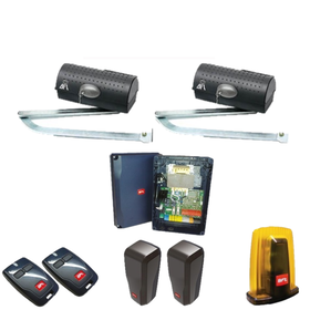 Kit automatizare porti batante max.2x2.5m, brat articulat, 24V, BFT IGEA BT