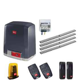Kit automatizare poarta culisanta max.400kg, BFT Deimos ULTRA BT KIT A400 + 4 cremaliere zincate + Releu Wi-Fi