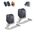 Kit automatizare porti batante max. 2x2m, BFT Virgo BT B20 MG (2motoare, centrala, lampa, fotocelule, 2telecomenzi)