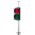 Semafor bicolor rosu-verde cu suport de perete, ERA80, 24V, MGASFERA80